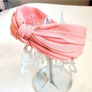 Pleated Peach Headband Light Neutral Color